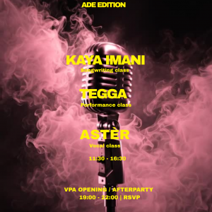 VPA MASTERCLASSES - ADE EDITION